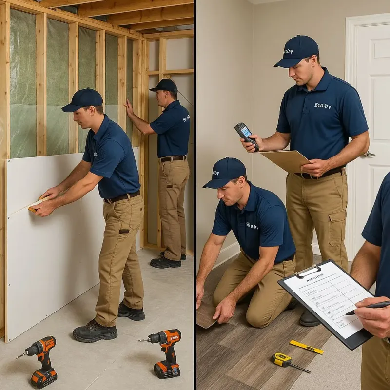 Repairs and Reconstruction process in Banner Hill, TN