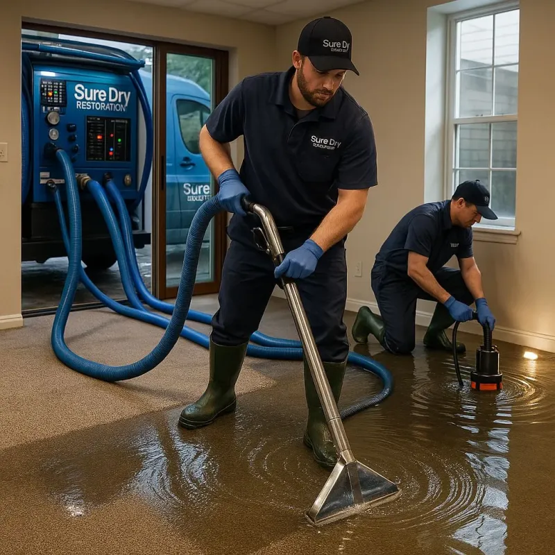 Water Extraction and Removal process in Banner Hill, TN
